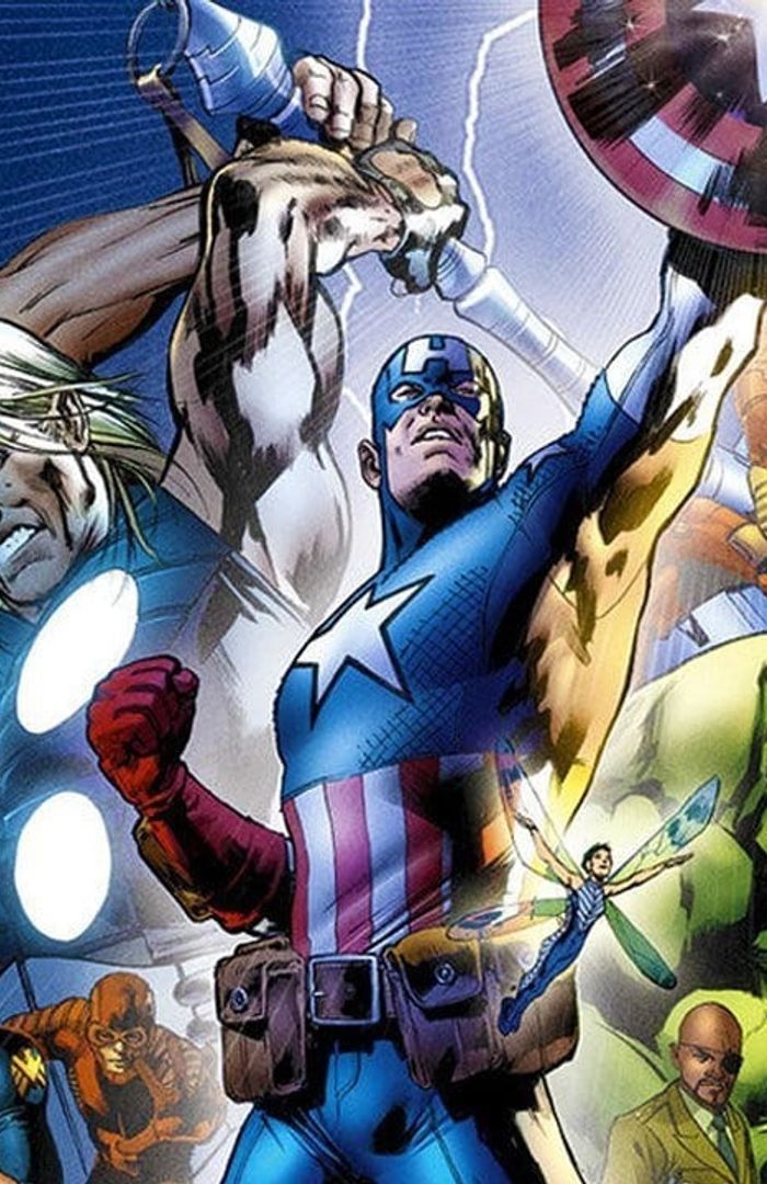 Ultimate Avengers background