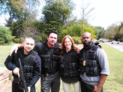 On Set of Gosnell: America's Biggest Serial Killer with Thomas Rivas, Dean Cain, Sarah Jane Morris, and Alfonzo Racheal