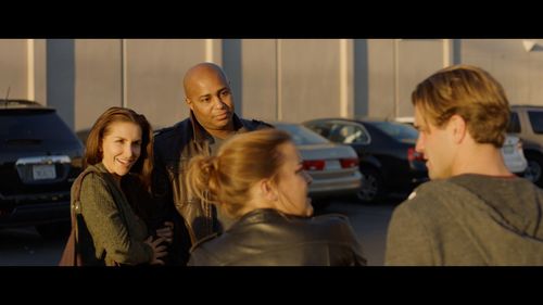 Jordan Danger, Cecile Cubiló, and Milo Gibson in Breaking & Exiting (2018)