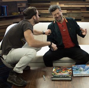 Andy Serkis and Jamie Costa