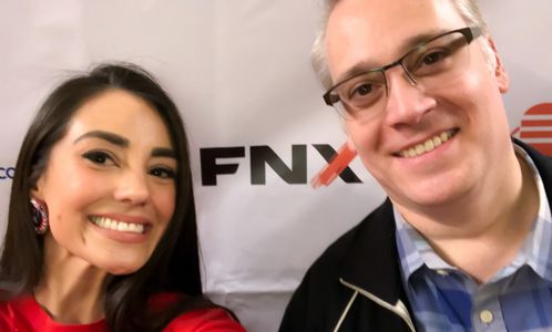 Tsailii Rogers & Micah Wright at FNX Native Television Event (January 21, 2018)