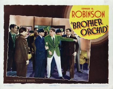 Ralph Bellamy, Morgan Conway, Max Hoffman Jr., Lee Phelps, John Ridgely, and Dick Wessel in Brother Orchid (1940)