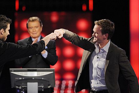 Neil Patrick Harris and Regis Philbin in Million Dollar Password (2008)