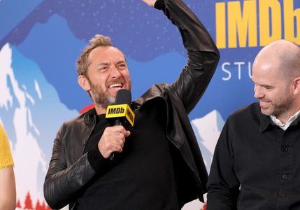 Jude Law and Sean Durkin at an event for The IMDb Studio at Sundance: The IMDb Studio at Acura Festival Village (2020)