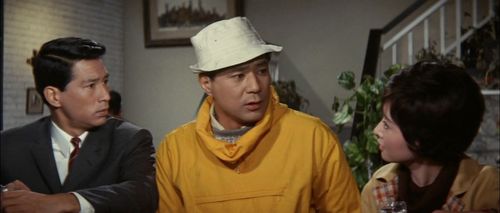 Yuriko Hoshi, Hiroshi Koizumi, and Yôsuke Natsuki in Ghidorah, the Three-Headed Monster (1964)