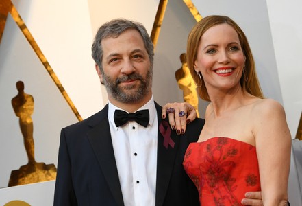 Leslie Mann and Judd Apatow at an event for The Oscars (2018)