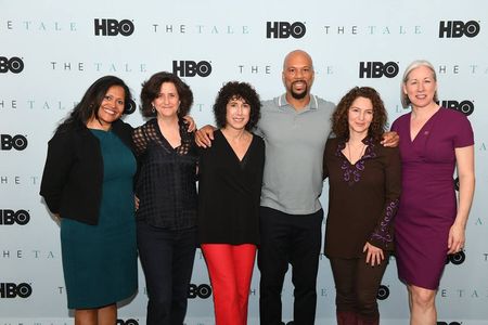 Jennifer Fox and Common at a Chicago screening of THE TALE