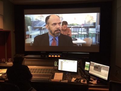 From the mixing room: Kevin, in his 2016, IndieFEST Film Awards, AWARD OF MERIT, winning performance, as Dr. William Ble