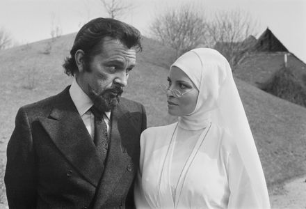 Richard Burton and Raquel Welch at an event for Bluebeard (1972)