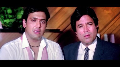 Rajesh Khanna and Govinda in Swarg (1990)
