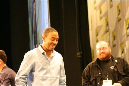 Ludacris and John Moore at an event for Max Payne (2008)