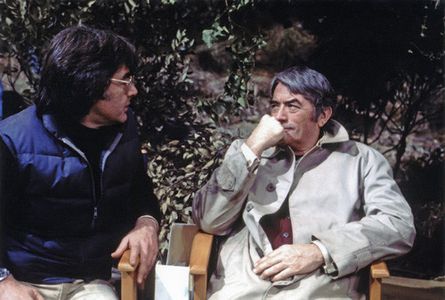 Gregory Peck and Richard Donner in The Omen (1976)