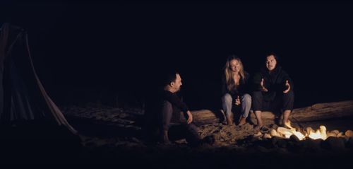 Jesse Anholt, Bryan Hamilton, and Lindsey Dresbach in Be Wary the Wind (2022)