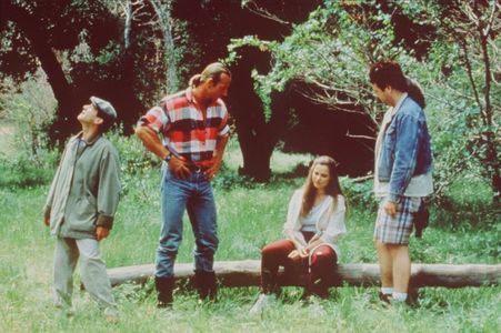 Krystee Clark, Matthias Hues, and Chick Vennera in Alone in the Woods (1996)