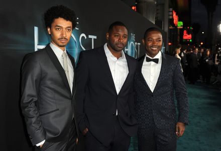 Shawn Carter Peterson, Stephen Rider, and Mustafa Harris at an event for The Host (2013)