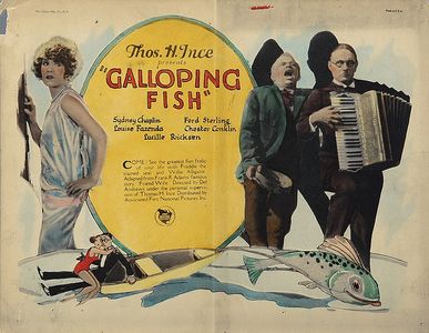 Syd Chaplin, Louise Fazenda, and Ford Sterling in The Galloping Fish (1924)