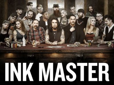 Dave Navarro, Chris Nunez, and Oliver Peck in Ink Master (2012)