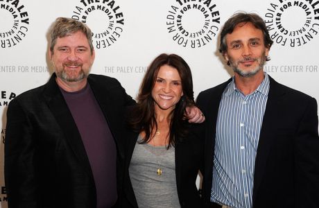Gregory Poirier, Gina Matthews, and Grant Scharbo at an event for Missing (2012)