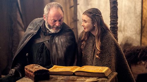 Liam Cunningham and Kerry Ingram in Game of Thrones (2011)