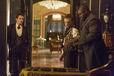 Jonathan Rhys Meyers, Alec Newman, and Nonso Anozie in Dracula (2013)