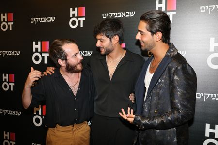 Daniel Gad, Daniel Moreshset, and Omer Hazan at an event for Shababnikim (2017)