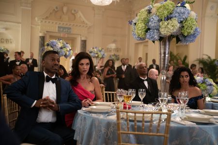 Catherine Zeta-Jones, Teagle F. Bougere, and Rana Roy in Queen America (2018)
