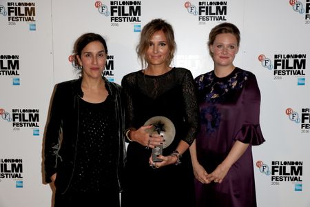 Romola Garai, Sarah Gavron, and Julia Ducournau