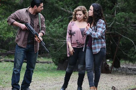 Alice Braga, Justina Machado, and Jesse Campos in Queen of the South (2016)