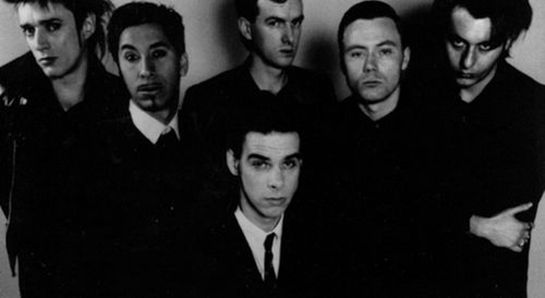 Blixa Bargeld, Nick Cave, Kid Congo Powers, Mick Harvey, Roland Wolf, and Thomas Wydler in The Road to God Knows Where (