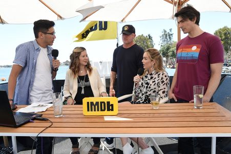 Dominic Purcell, Brandon Routh, Ian de Borja, Caity Lotz, and Keto Shimizu at an event for IMDb at San Diego Comic-Con (