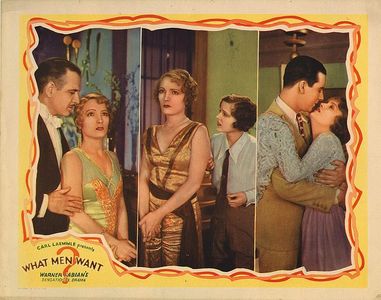 Hallam Cooley, Carmelita Geraghty, Barbara Kent, Ben Lyon, and Pauline Starke in What Men Want (1930)