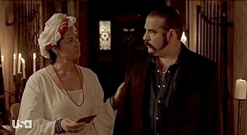 Tania Mejia with Hemky Madera in Queen of the South