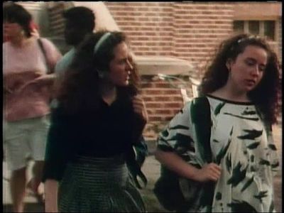 Angela Deiseach and Maureen Deiseach in Degrassi High (1987)