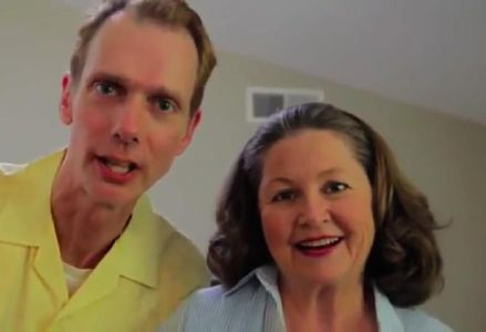 Doug Jones and Rosemary Stevens as Lloyd and Lois Adams in Adopted.