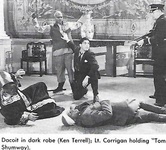 Robert Kellard, Lee Shumway, and Ken Terrell in Drums of Fu Manchu (1940)