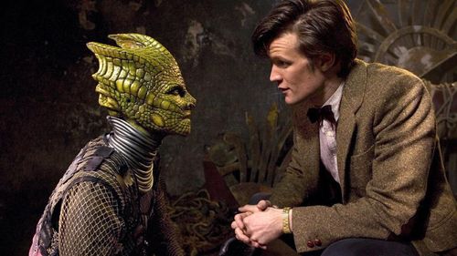 Neve McIntosh and Matt Smith in Doctor Who (2005)