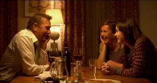 Kevin Costner, Connie Nielsen, and Hailee Steinfeld in 3 Days to Kill (2014)