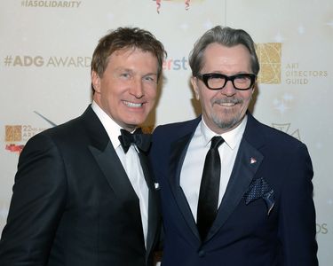 Nelson Coates & Gary Oldman at the 2018 ADG Awards