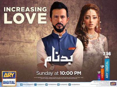 Badnaam - Hit Drama Serial on Ary Digital-Lead Pairs-Ali Kazmi & Sanam Chaudry