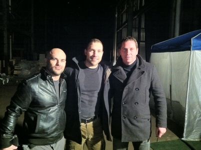 Andrei Runtso with Jai Courtney and Jace Jeanes in the movie