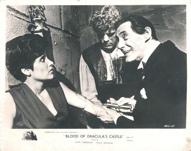 John Carradine, Vicki Volante, and Ray Young in Blood of Dracula's Castle (1969)
