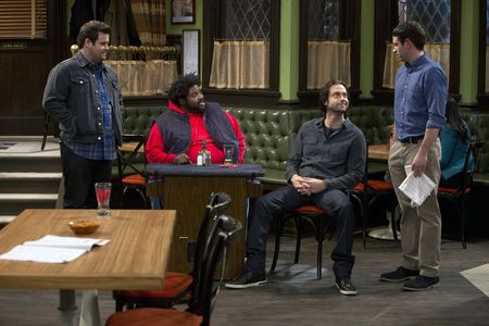 Chris D'Elia, David Fynn, Ron Funches, and Brent Morin in Undateable (2014)