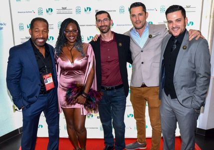 With the Cast & Crew of “Marcus” during the World Premier at the Miami Film Festival ~ 3/7/2020