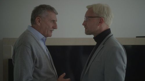 Martin Huba and Viktor Taus in Blue Shadows (2016)