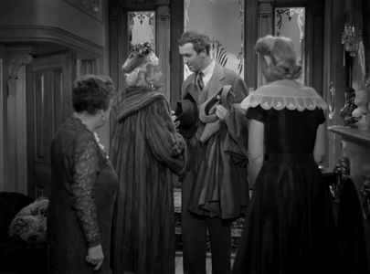James Stewart, Victoria Horne, Josephine Hull, and Grayce Mills in Harvey (1950)