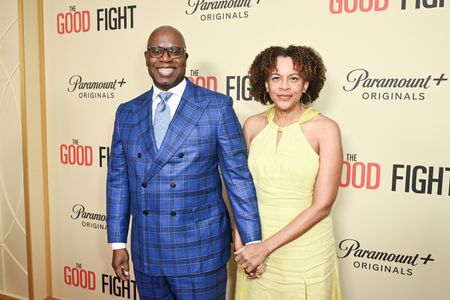 Ami Brabson and Andre Braugher at an event for The Good Fight (2017)