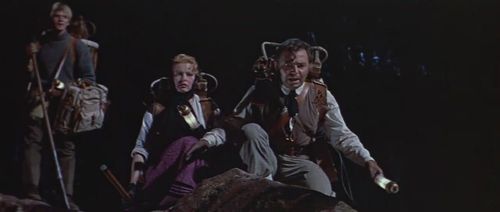 James Mason, Arlene Dahl, and Peter Ronson in Journey to the Center of the Earth (1959)