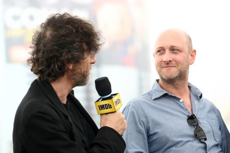Neil Gaiman and Michael Green at an event for IMDb at San Diego Comic-Con (2016)