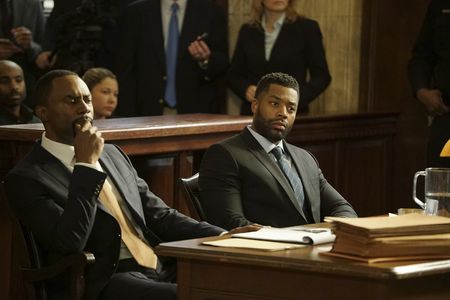 Richard Brooks and LaRoyce Hawkins in Chicago Justice (2017)