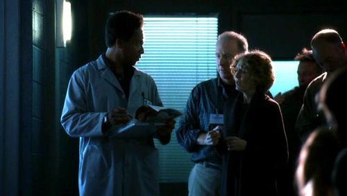 Gary Dourdan, Daniel Graves, and Laurie O'Brien in CSI: Crime Scene Investigation (2000)